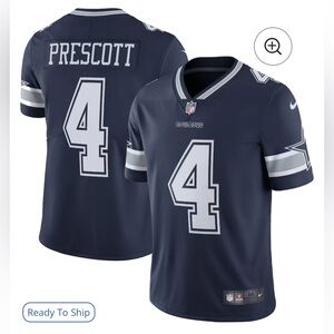 Official NFL Dallas Cowboys Dak Prescott Jersey Size Medium